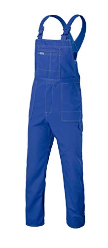 Safety ARTMAS Comfort Latzhose Professionelle Arbeitshose Herren atmungsaktiv schützend für einen Monteur Gärtner Mechaniker Reißverschlusstasche Schutzkleidung leicht; Blau; Höhe 188cm; (50) von Safety 1st