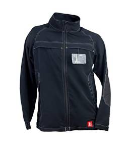 Urgent URG-910 Softshell Arbeitsjacke wasserdicht Winddicht atmungsaktiv isoliert Reißverschluss Funktionsjacke Herren Outdoor Trekking Jacke elastisch Schwarz; (54) von Safety 1st