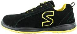 Safetytex Arbeitsschuhe Sicherheitsschuhe Schuhe mit Stahlkappe und Stahlzwischensohle durchtrittsichere Sohle blau oder gelb wählbar (Gelb, Numeric_45) von Safetytex