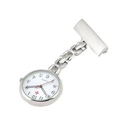SagaSave Krankenschwester Uhren, wasserdichte Clip-On-Krankenschwester Watch Brosche Hängende Taschenfob-Uhren für Männer Frauen von SagaSave
