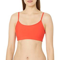 Sage Collective Damen Feuchtigkeitstransportierender Spaghettiträger, drahtlos, Stretch, gepolstert, für Athletic Yoga Sport-BH, Tiger, small von Sage Collective