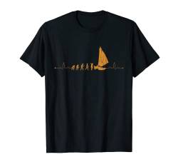 Segelboot, Evolution Boot, Kapitän, Seemanns-Geschenk, Segelboot T-Shirt von Sailing Gifts and More