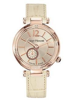 Saint Honoré Damen Analog Quarz Uhr mit Leder Armband 7620218BGFIR von Saint Honoré