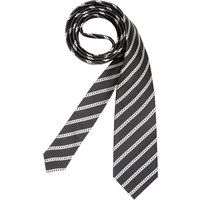Saint Laurent Herren Krawatte schwarz Seide Gemustert,College-Streifen von Saint Laurent