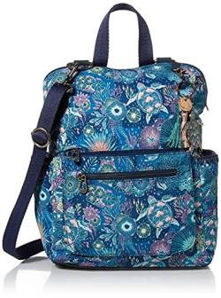 Sakroots Damen Backpack Eco-Twill Loyola Convertible Rucksack, Königsblau von Sakroots