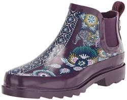 Sakroots Damen Rhyme Regenstiefel Gummistiefel, Purple Tapestry World, 40.5 EU von Sakroots