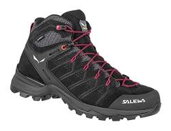 Salewa Damen WS Alp Mate Mid WP Trekking- & Wanderstiefel, Black Out/Virtual Pink, 38 EU von Salewa