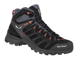 Salewa Herren MS Alp Mate Mid WP Trekking- & Wanderstiefel, Black Out/Fluo Orange, 41 EU von Salewa