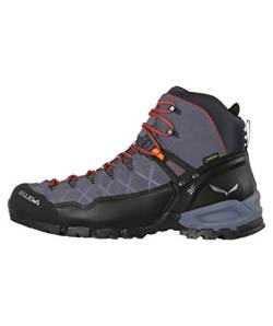 Salewa MS Alp Trainer Mid Gore-TEX Herren Trekking- & Wanderstiefel, Blau (Ombre Blue/Fluo Orange), 46 EU von Salewa