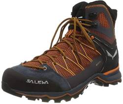 Salewa MS Mountain Trainer Lite Mid Gore-TEX Herren Trekking- & Wanderstiefel, Schwarz (Black Out/Carrot), 41 EU von Salewa