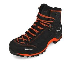 Salewa MS Mountain Trainer Mid Gore-TEX Herren Trekking- & Wanderstiefel, Grau (Asphalt/Fluo Orange), 40 EU von Salewa