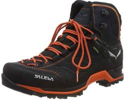 Salewa MS Mountain Trainer Mid Gore-TEX Herren Trekking- & Wanderstiefel, Grau (Asphalt/Fluo Orange), 40.5 EU von Salewa
