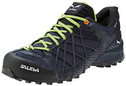 Salewa MS Wildfire Gore-TEX Herren Trekking-& Wanderhalbschuhe, Blau (Navy Blazer/Cactus), 42 EU von Salewa