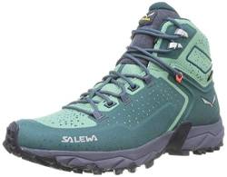 Salewa WS Alpenrose 2 Mid Gore-TEX Damen Trekking- & Wanderstiefel, Blau (Atlantic Deep/Feld Green), 41 EU von Salewa