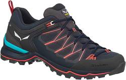 Salewa WS Mountain Trainer Lite Damen Trekking- & Wanderstiefel, Blau (Premium Navy/Fluo Coral), 39 EU von Salewa