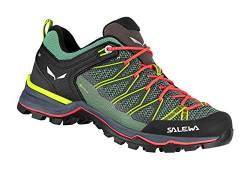 Salewa WS Mountain Trainer Lite Gore-TEX Damen Trekking- & Wanderstiefel, Grün (Feld Green/Fluo Coral), 39 EU von Salewa