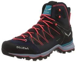 Salewa WS Mountain Trainer Lite Mid Gore-TEX Damen Trekking- & Wanderstiefel, Blau (Premium Navy/Blue Fog), 35 EU von Salewa