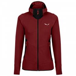 Salewa - Women's Lavaredo Hemp Hooded Jacket - Hoodie Gr 32 rot von Salewa