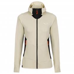 Salewa - Women's Lavaredo Hemp Hooded Jacket - Hoodie Gr 38 beige von Salewa