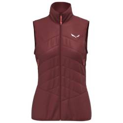 Salewa - Women's Ortles Hybrid TWR Vest - Wollweste Gr 34 rot von Salewa