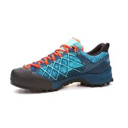 Salewa Women's WS Wildfire Gore-TEX Low Rise Hiking Boots, Poseidon/Capri, 3.5 UK von Salewa