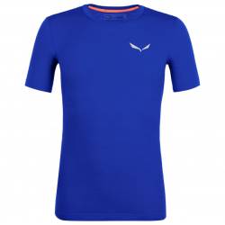 Salewa - Zebru Fresh AMR T-Shirt - Merinounterwäsche Gr M blau von Salewa