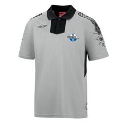 Saller SC Paderborn 07 Poloshirt 20/21 552 grau schwarz Gr. L von Saller