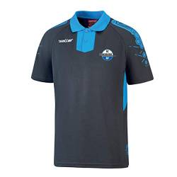 Saller SC Paderborn 07 Poloshirt 20/21 567 anthrazit-hellblau Gr. XXXL von Saller