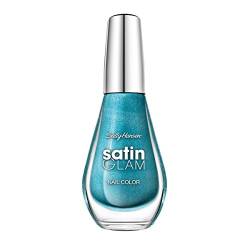 SALLY HANSEN Satin Glam Shimmery Matte Finish Nail Color - Teal Tulle von Sally Hansen