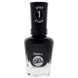 Sally Hansen Miracle Gel Nagellack ohne künstliches UV-Licht Blacky O, Schwarz, mit intensiv glänzendem Gel-Finish, Nr. 460, (1 x 14,7 ml) von Sally Hansen