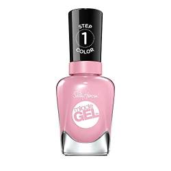 Sally Hansen Miracle Gel Nagellack ohne künstliches UV-Licht Pinky Promise, rosa, mit intensiv glänzendem Gel-Finish, Nr. 160, (1 x 14,7 ml) von Sally Hansen