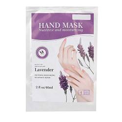 40 ml Lavendel feuchtigkeitsspendende Handmaske, Handpeeling Maske + Handhautreparatur Erneuerungsmaske, Handmaske zur Tiefenbefeuchtung zur Wiederherstellung jugendlicher und glatter Hände von Salmue