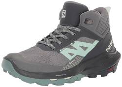 SALOMON Damen Schuhe Outpulse Mid GTX W Qush/Ebon Sneaker, Ebony Quiet Shade Ebony, 40 EU von Salomon