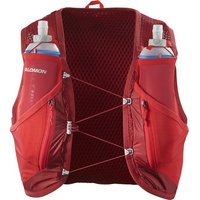 SALOMON Rucksack ACTIVE SKIN 12 SET RED DAHLIA/HIGH RISK von Salomon