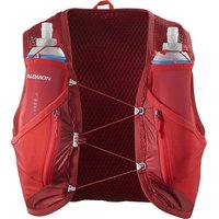 SALOMON Rucksack ACTIVE SKIN 12 SET RED DAHLIA/HIGH RISK von Salomon