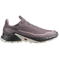 Salomon Alphacross 5 Gore-Tex Damen Wasserdichte Trailrunningschuhe, Starker Grip, Wasser- und Wetterschutz, Anhaltender Komfort, Moonscape, 38 2/3 von Salomon