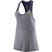 Salomon Elevate Tank Tunic W Damen-Lauftop Nightshade Grey von Salomon