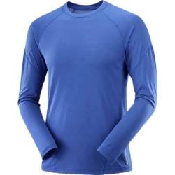 Salomon Herren Cross Run Ls Tee T-Shirt, Nautical Blue, X-Groß von Salomon