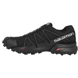 Salomon Speedcross 4 Damen Trailrunning-Schuhe, Aggressiver Grip, Präziser Fußhalt, Leichtgewichtiger Schutz, Black, 38 von Salomon