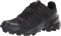 Salomon Speedcross 5 Gore-Tex Herren Trail Running Schuhe, Wetterschutz, Aggressiver Grip, Präzise Passform, Black, 46 von Salomon