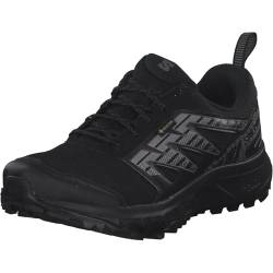 Salomon Wander Gore-Tex Damen Trail Running Wasserdichte Schuhe, Outdoor-bereit, Komfort durch Dämpfung, Sicherer Fußhalt, Black, 40 2/3 von Salomon