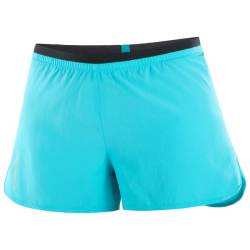 Salomon - Women's Cross 3'' Short - Laufshorts Gr L türkis von Salomon