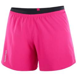 Salomon - Women's Cross 5'' Shorts - Laufshorts Gr M rosa von Salomon