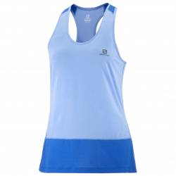 Salomon - Women's Cross Run Tank - Tank Top Gr L;M;S;XL;XS rosa;türkis von Salomon