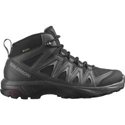 Salomon X Braze Mid Gore-Tex Damen Wander Wasserdichte Schuhe, Hiking-Basics, Sportliches Design, Vielseitiger Einsatz, Black, 39 1/3 von Salomon