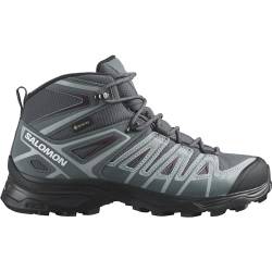 Salomon X Ultra Pioneer Mid Gore-Tex Damen Wanderschuhe, Alle Wetterbedingungen, Sicherer Fußhalt, Stabil und gedämpft, Ebony, 38 von Salomon