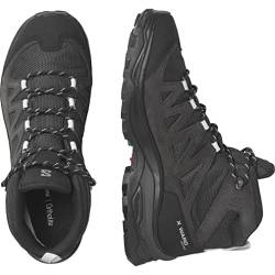 Salomon X Ward Leather Mid GTX Ebony Phantom Black Donna L47181900 EU 40 von Salomon