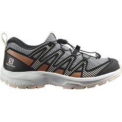 Salomon XA Pro V8 Kinder Outdoor-Schuhe, Präzise Passform, Grip in jedem Gelände, Sportlicher Look, Monument, 33 von Salomon