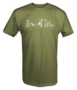 Salt Life Herren Hakenschnur und Senkblei T-Shirt, Athletic meliert, XL von Salt Life