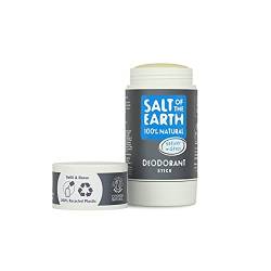 Salt Of the Earth Natural Deodorant Stick, Vetiver & Citrus - Vegan, Long Lasting Protection, Refillable, Leaping Bunny Approved, Made in The UK - 84g von Salt Of the Earth
